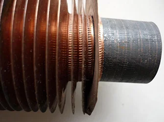 Copper KL Fin Tubes